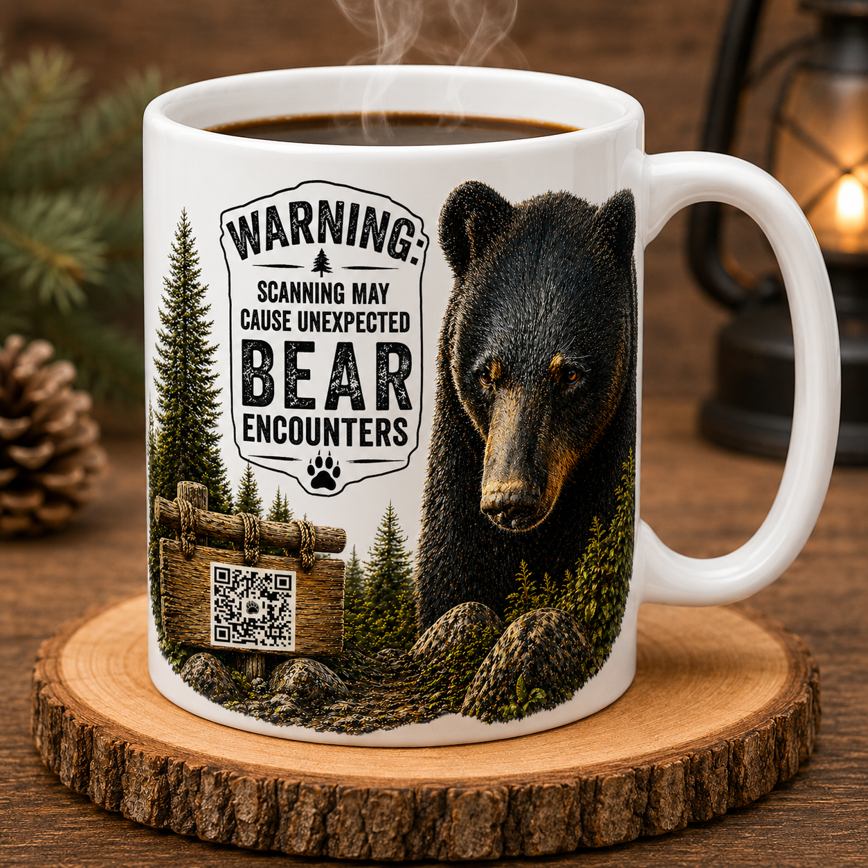Bear Face 15oz mug