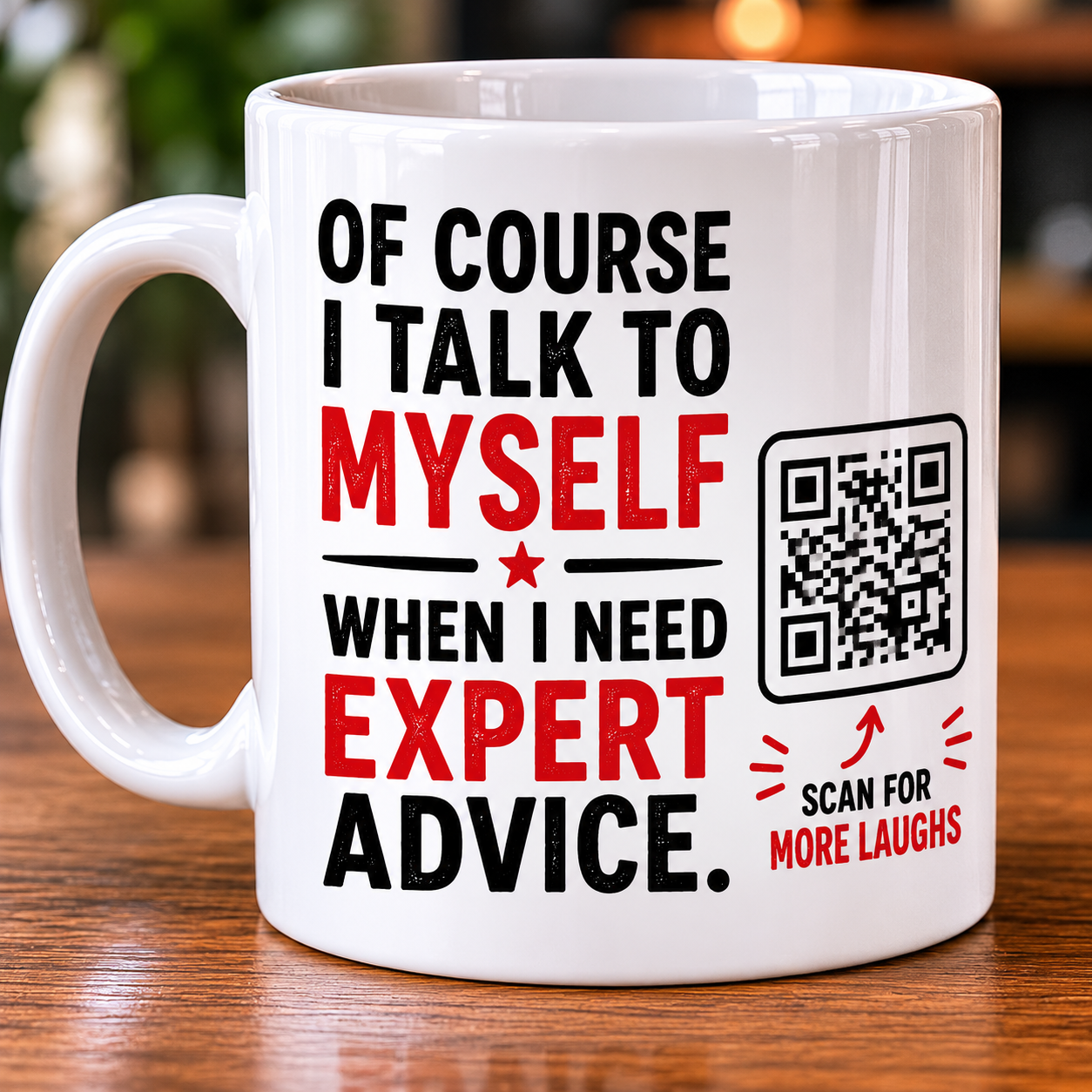 Talk to Self mug