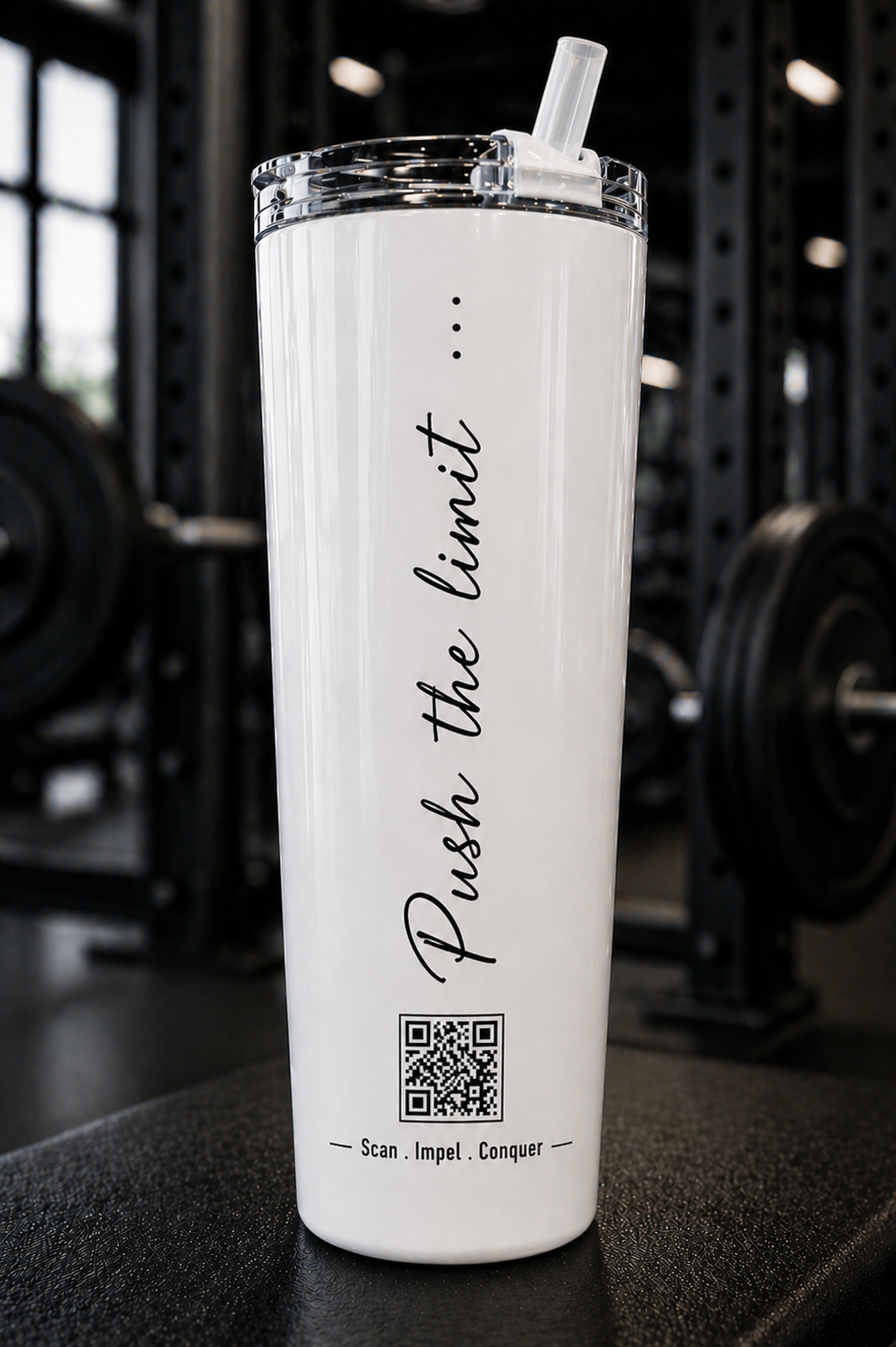 Push the Limit fitness tumbler